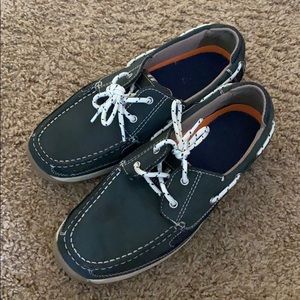 Navy Blue Boat Shoes